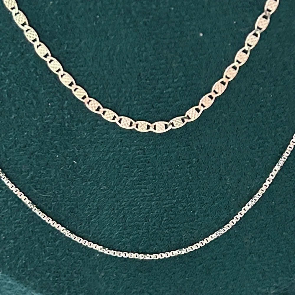 Elegant Gold and Silver‎ layering Necklace Set